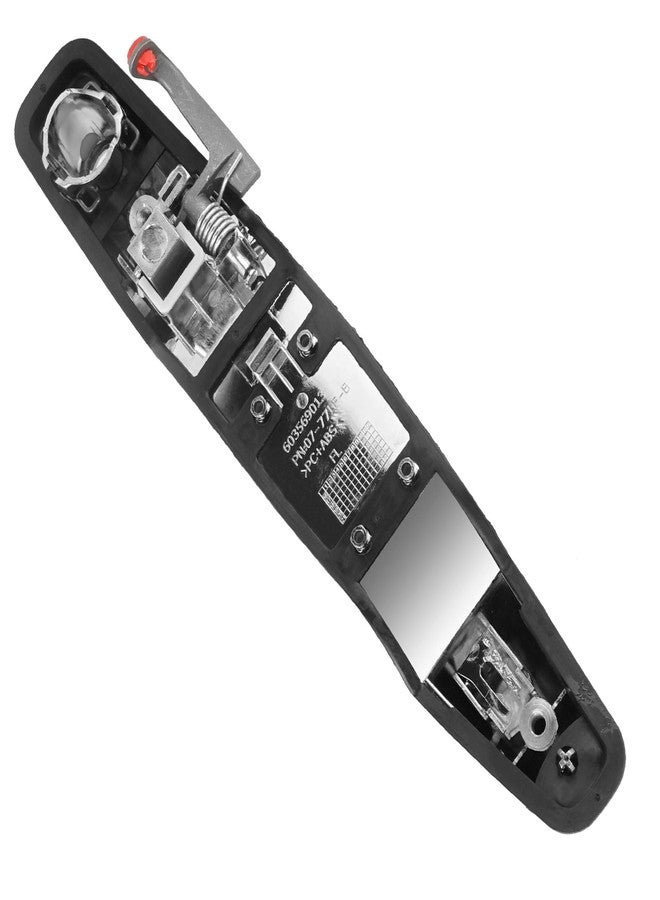 NPAUTO مقبض باب السائق الأمامي الأيسر الخارجي، بديل لسيارات شيفروليه سيلفرادو، أفالانش، سابربان، تاهو، كاديلاك إسكاليد، جي إم سي سييرا، يوكون XL موديلات 2007-2013، رقم القطعة 80546، لون كروم - Image 4